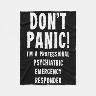 Psychiatric Emergency Responder Fleece Blanket