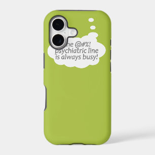 Psychiatric Line custom colour iPhone case