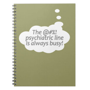 Psychiatric Line custom colour notebook