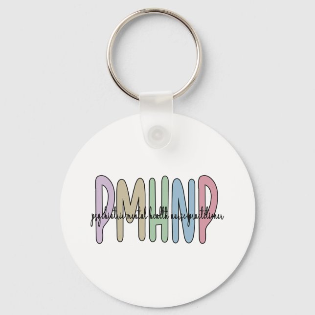 Psychiatric Mental Health Nurse Practitioner 1  Key Ring (Front)