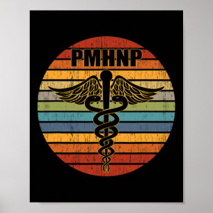 Psychiatric Nurse Practitioner Medical Caduceus Re Poster