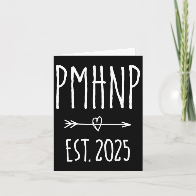 Psychiatric Nurse Practitioner Pmhnp Graduation 20 Card (Front)