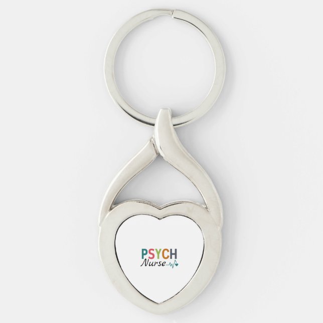 Psychiatric Nurse Psych Nurse Key Ring (Front)