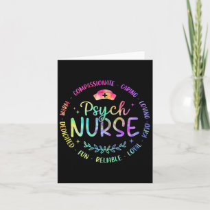 Psychiatric Nurse Rn Mental Health Psych Nurse Tie Card