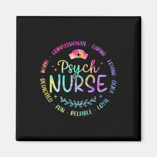 Psychiatric Nurse Rn Mental Health Psych Nurse Tie Magnet