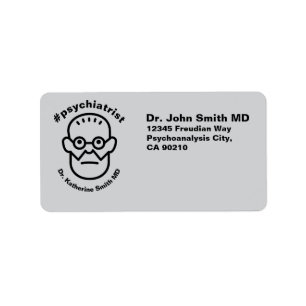 psychiatrist antistress Freud Therapy Health  Label