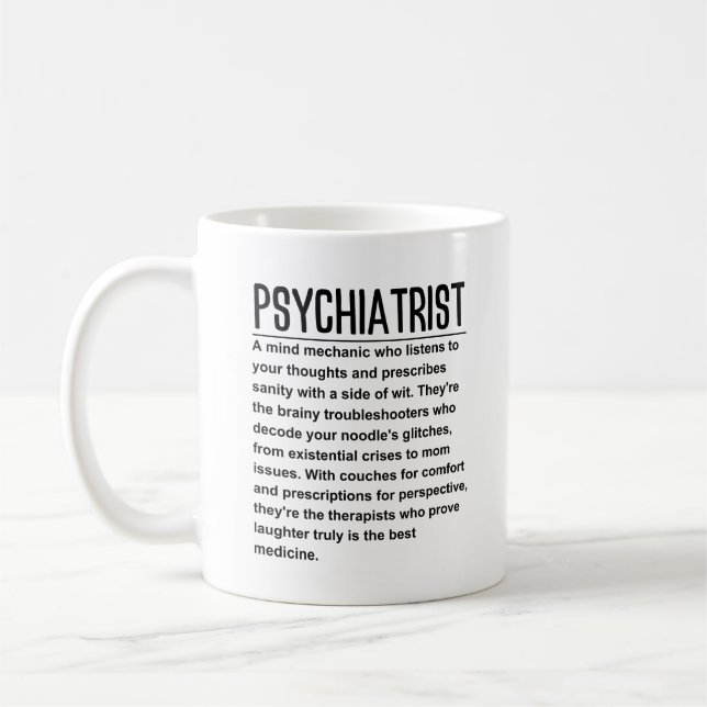 Psychiatrist  coffee mug (Left)