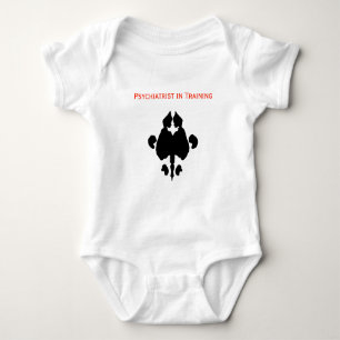 Psychiatrist in Training   Rorschach Baby Bodysuit