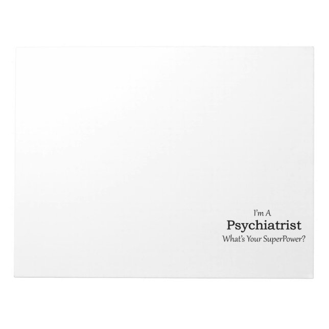 Psychiatrist Notepad (Front)