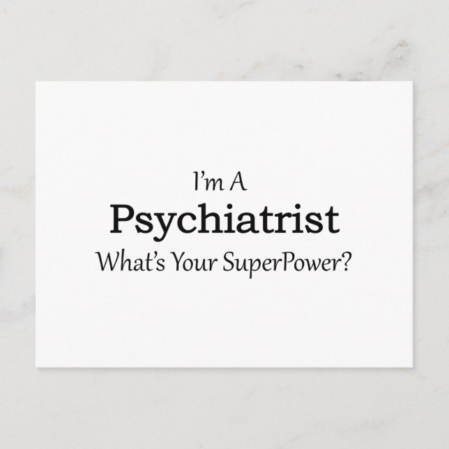 Psychiatrist Postcard (Front)