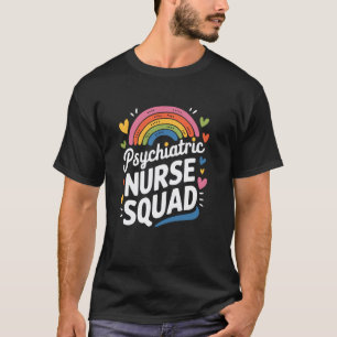 Psychiatry Psych Nurse Design Mental Health PMHNP T-Shirt