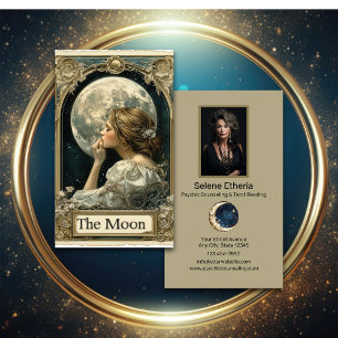Psychic Counseling & Tarot Reading Business Card