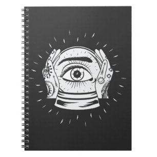 Psychic Crystal Ball Fortune Tellers Notebook