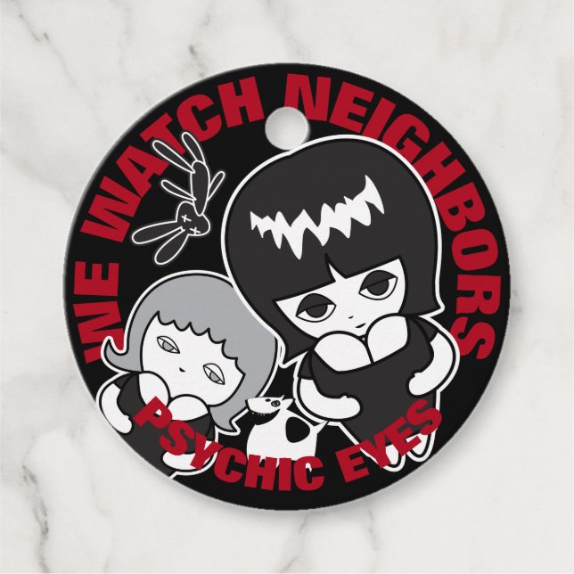 Psychic Eyes Favour Tags (Front)