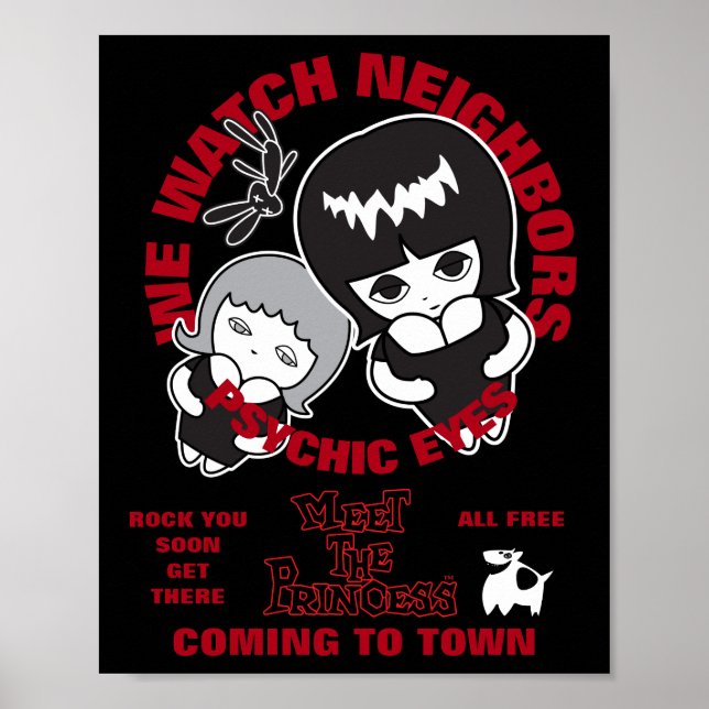 Psychic Eyes Live Poster (Front)