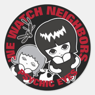 Psychic Eyes World Tour Classic Round Sticker