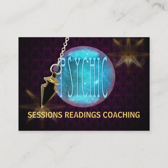 PSYCHIC II - Business, Schedule Card (Front)