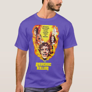 Psychic Killer Retro Cult Classic Horror Fan Art T-Shirt
