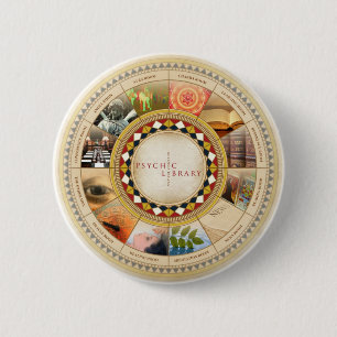 Psychic Library 6 Cm Round Badge