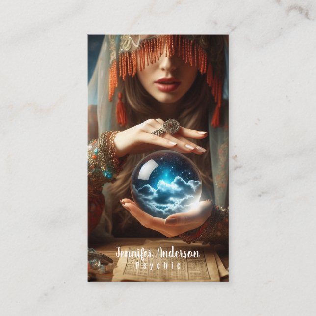 Psychic Medium Business Cards (Front)