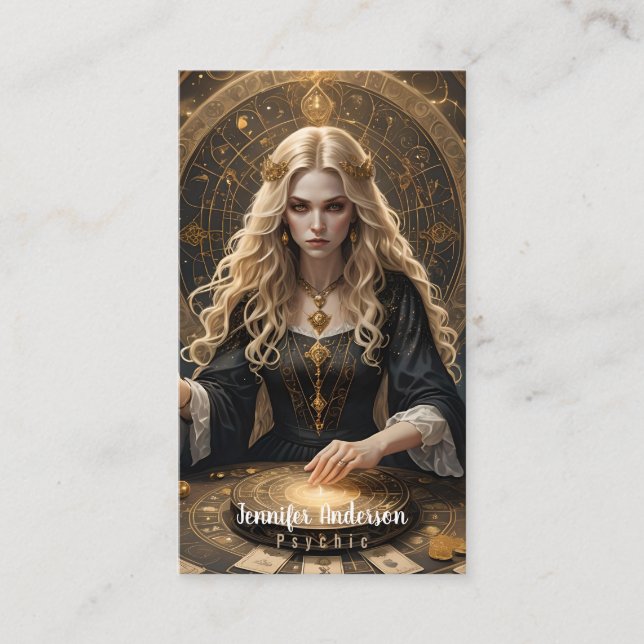 Psychic Medium Business Cards (Front)