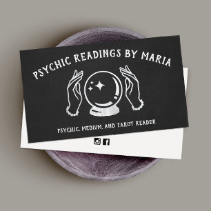 Psychic Medium Crystal Ball Business Card