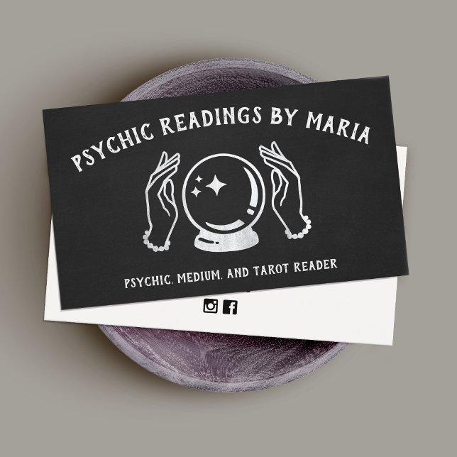 Psychic Medium Crystal Ball Business Card (Creator Uploaded)