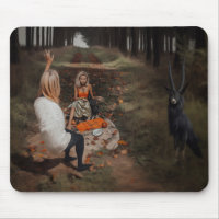 Psychic Reader Medium Witchy Dark Occult AI Art