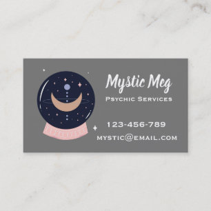 Psychic, tarot, fortune teller new age services business card