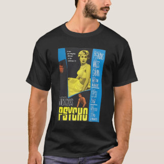 Psycho 1960 Movie Poster Vintage Old Public Domain T-Shirt
