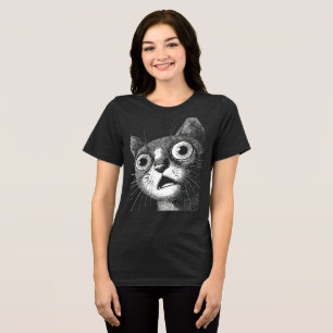 Psycho Cat Retro Tee – Whimsy Meets Cool