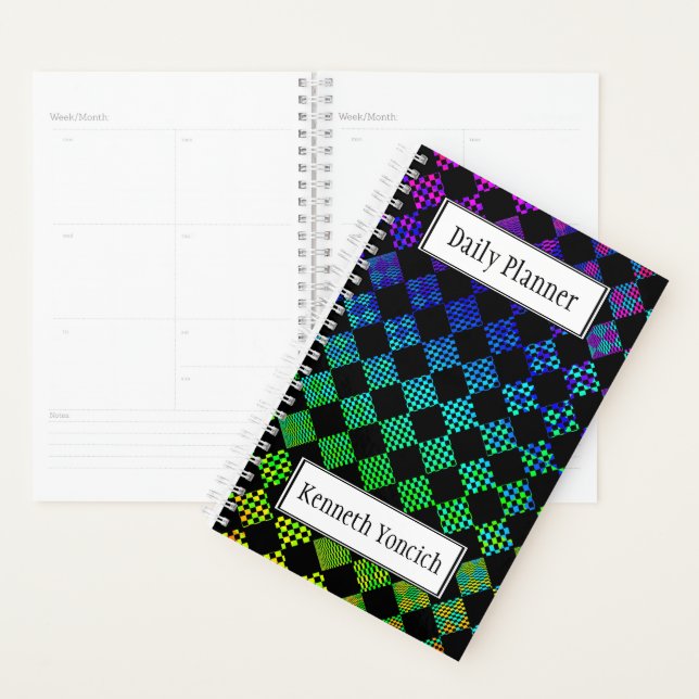 Psycho Checkers by Kenneth Yoncich Planner (Display)