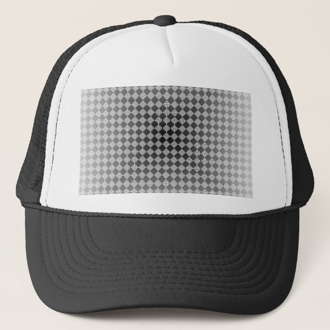 Psycho Checkers by Kenneth Yoncich Trucker Hat (Front)