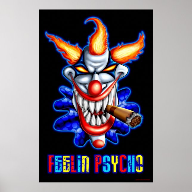 Psycho Clown Poster (Front)