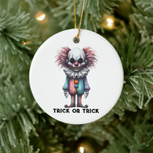 Psycho Clown - Trick or Trick Customise Ceramic Ornament