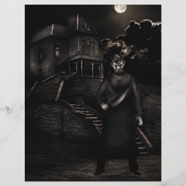 Psycho Customisable Halloween Flyers (Front)