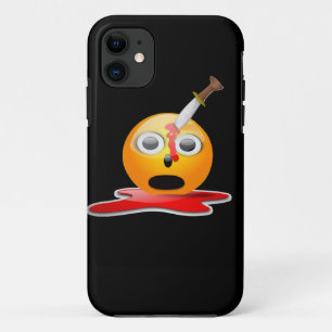 psycho emoji iPhone 11 case