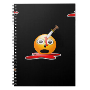 psycho emoji notebook
