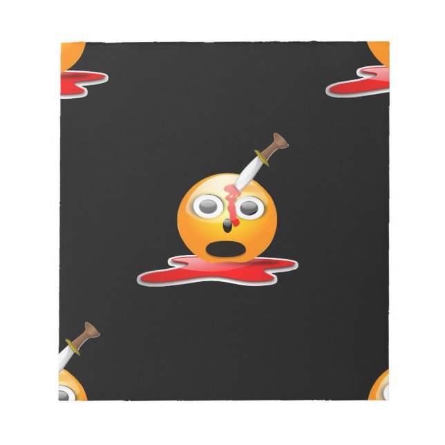 psycho emoji notepad (Front)