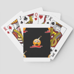 psycho emoji playing cards
