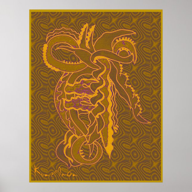 "PSYCHO" GICLEE PRINT (Front)