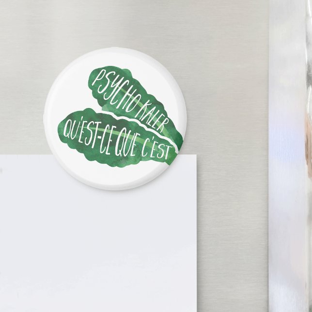 Psycho Kaler | Veggie Pun Magnet (Creator Uploaded)