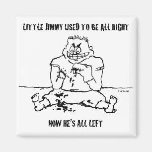 Psycho Kid Isn't All Right Magnet