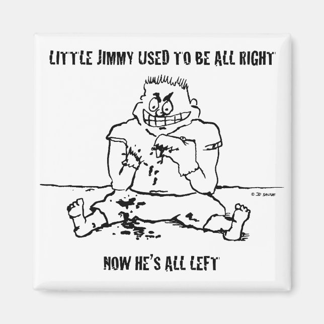 Psycho Kid Isn't All Right Magnet (Front)