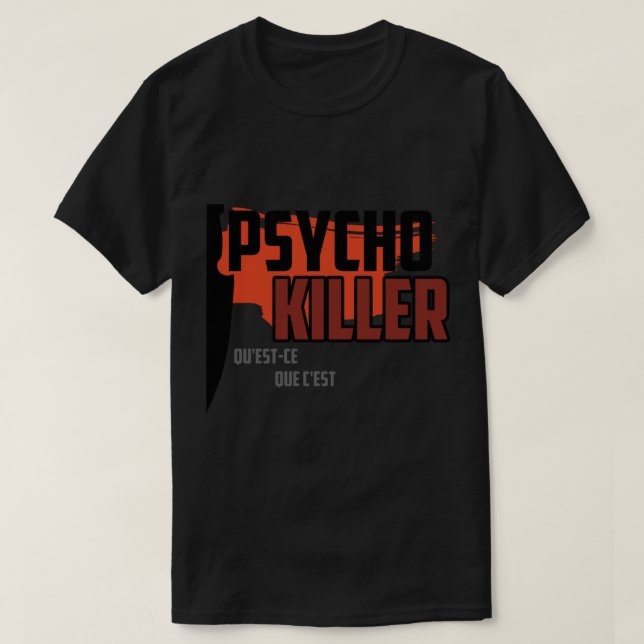 Psycho Killer - Talking Heads Essential T-Shirt (Design Front)