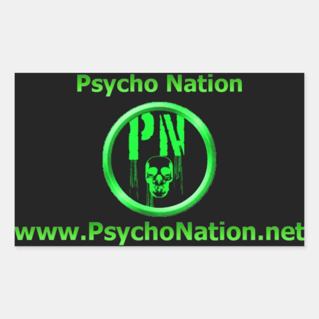 Psycho Nation Sticker (Front)