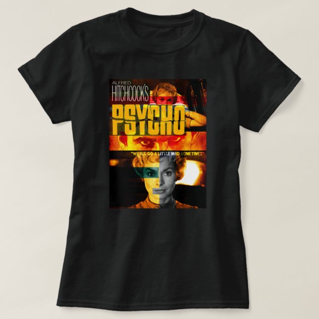 Psycho Poster Art  T-Shirt (Design Front)