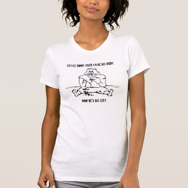 Psycho Puppet Kid Is All Left T-Shirt (Front)