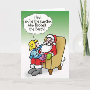 PSYCHO SANTA - HOLIDAY CARD