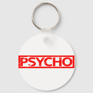 Psycho Stamp Key Ring